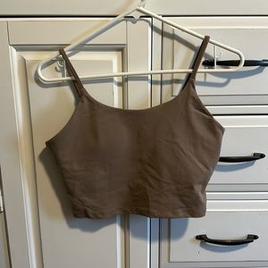 Tan Crop Top
